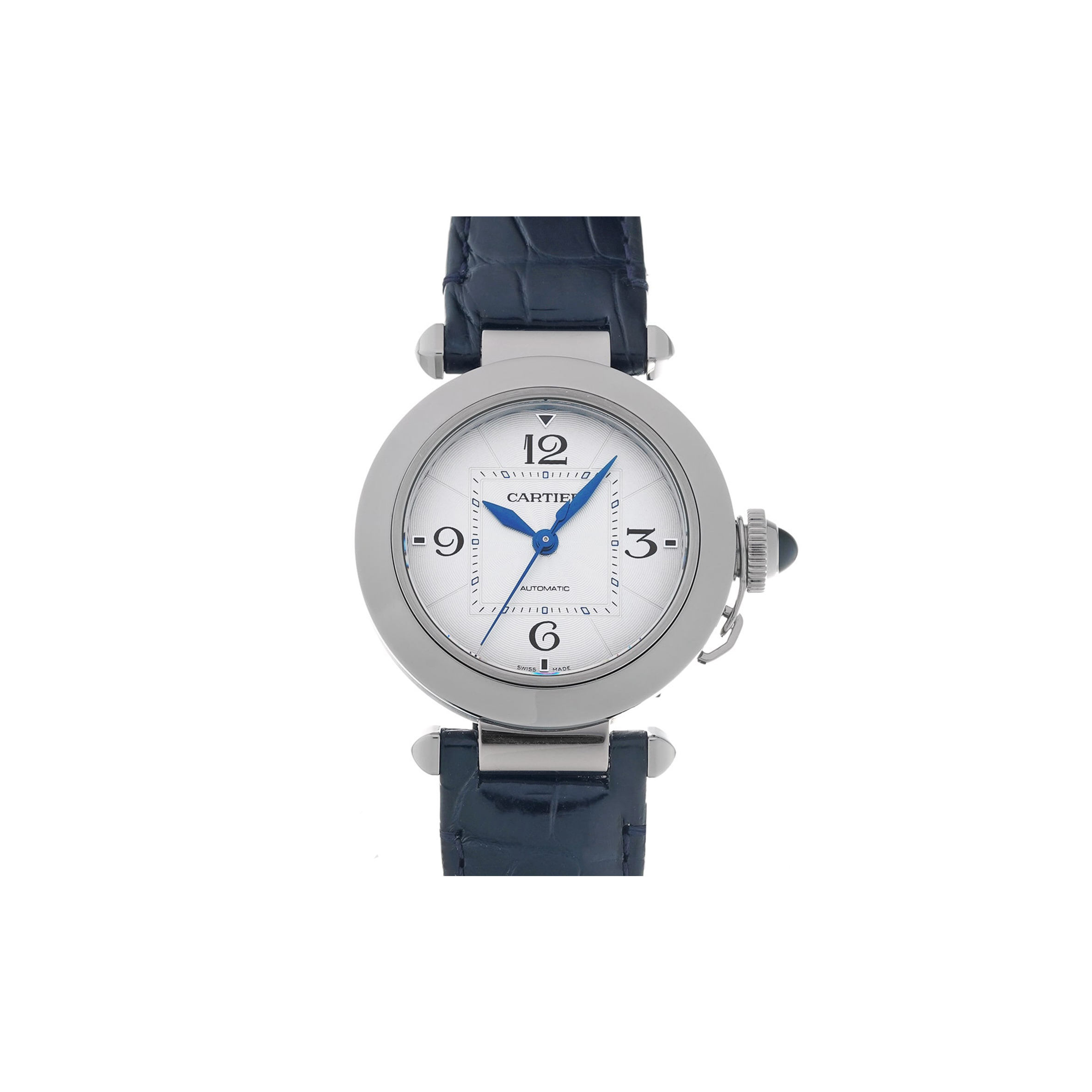 CARTIER PASHA DO SILVER DIAL WATCH WSPA0012